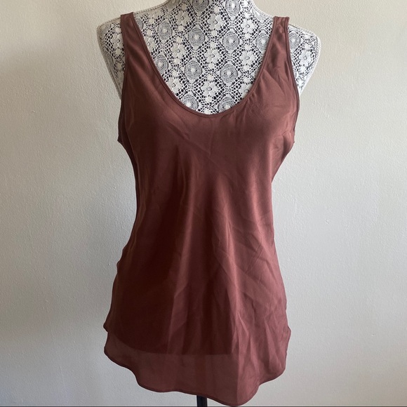 Aritzia Babaton 100% Silk Blouse Sz Small